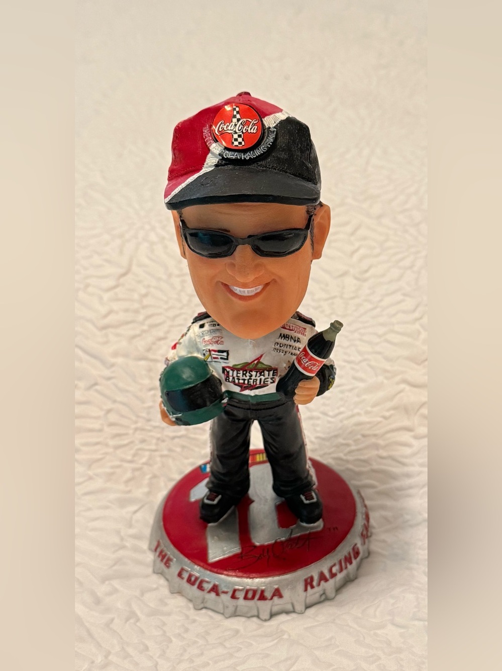 Coca-Cola Nascar Racing Bobby Labonte Limited Edition Bobble head 1588/5000 chip